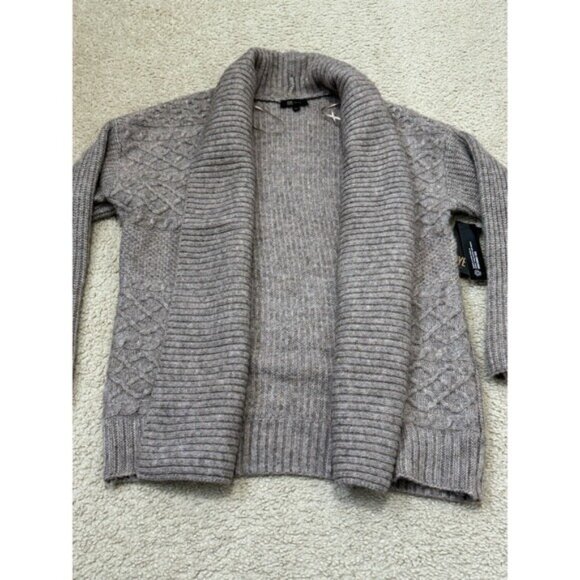 NWT Frye Long Open Front Wool Blend Cardigan In Terrain Heather Women’s Sz S - Picture 10 of 14